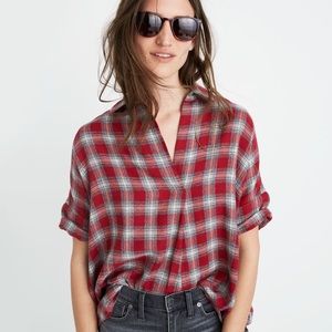 Madewell Courier Burton Back Flannel